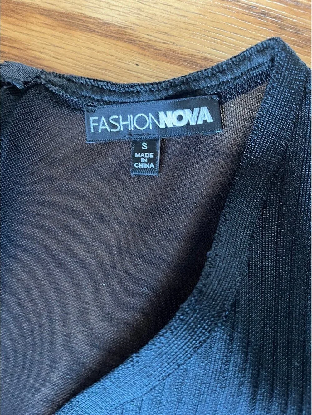 Fashion Nova and GUESS black bodysuits (size small)
